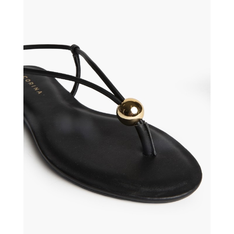 Sandalia Plana Corte De Tiras Finas  - Corina M6456