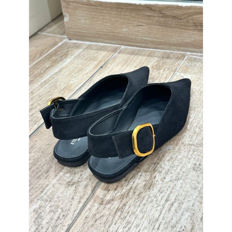 Zapato Plana De Punta Fina