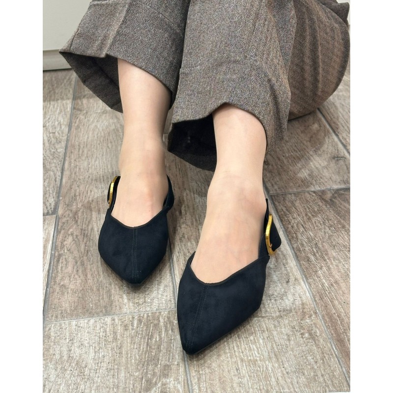 Zapato Plana De Punta Fina