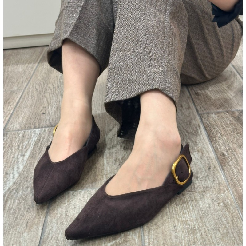 Zapato Plana De Punta Fina 2