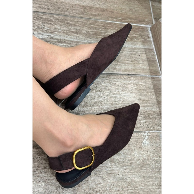 Zapato Plana De Punta Fina