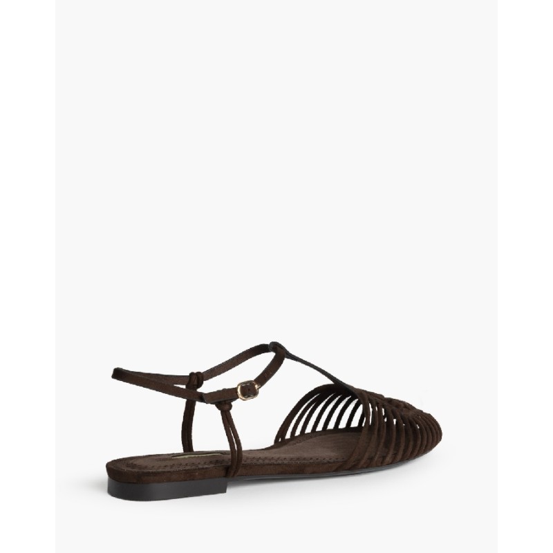 Sandalia de Plana Con tiras finas