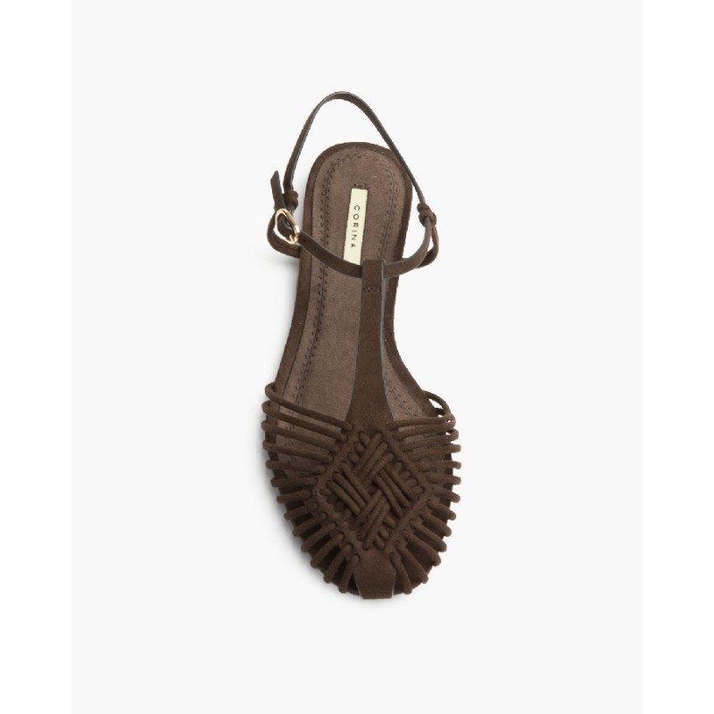 Sandalia de Plana Con tiras finas