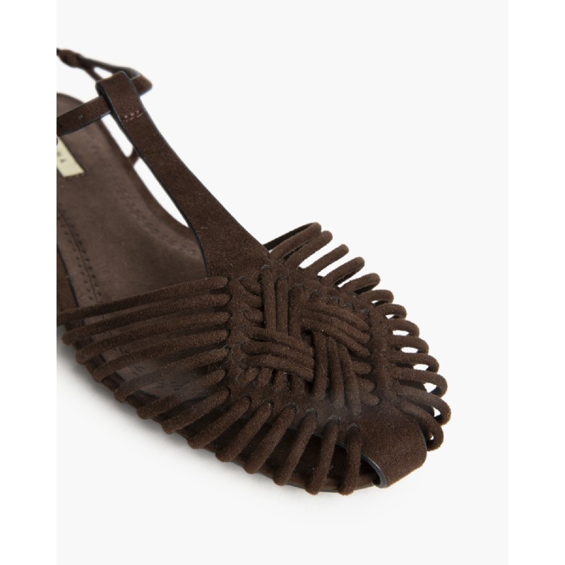 Sandalia de Plana Con tiras finas