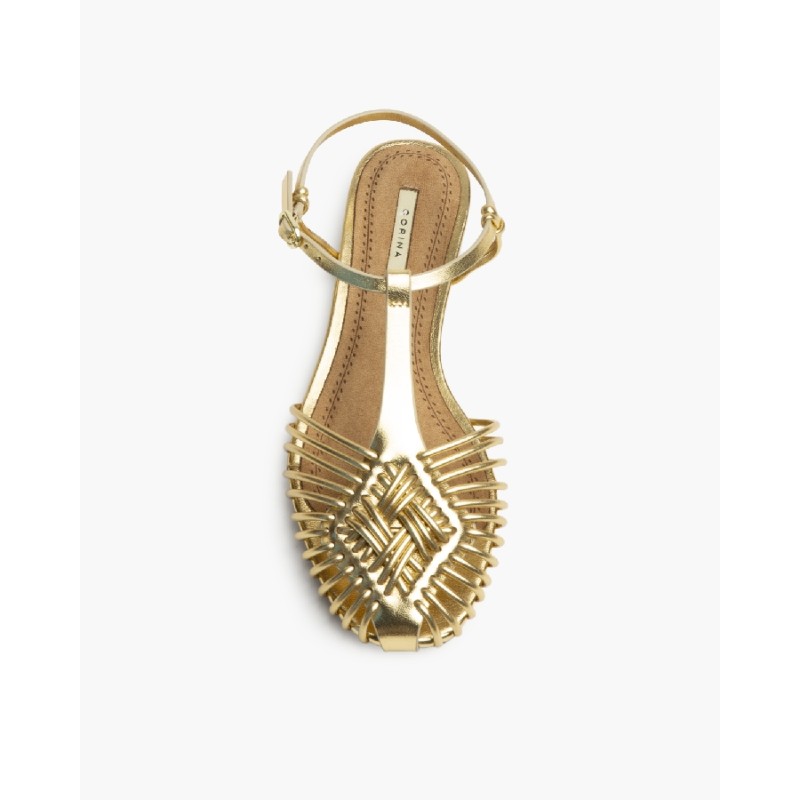 Sandalia de Plana Con tiras finas