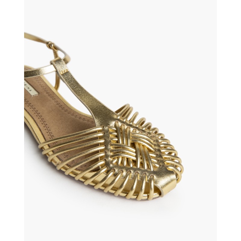 Sandalia de Plana Con tiras finas