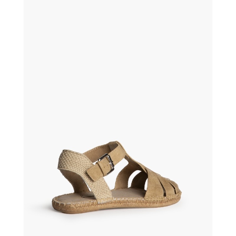 Sandalia Plana Tipo Cangrejera Rocio