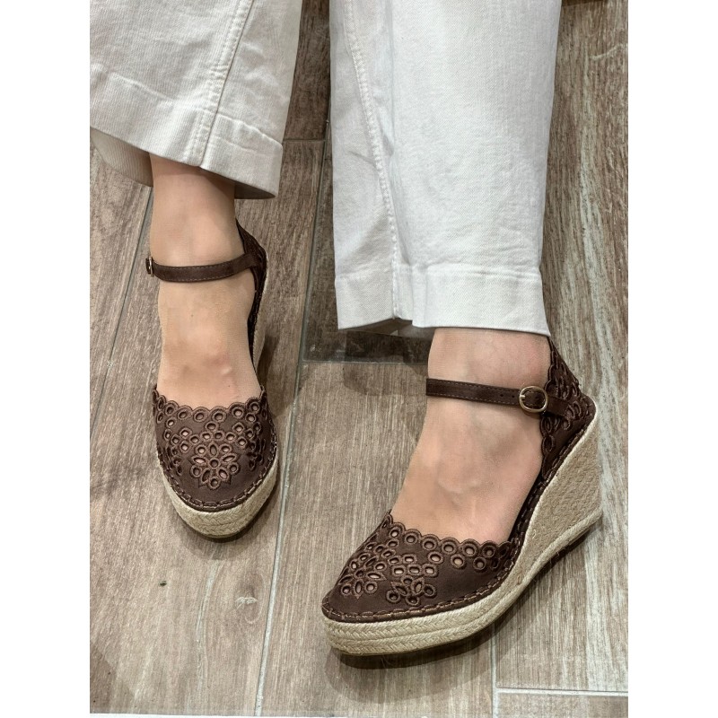 Alpargatas Alba Calada Con Plataforma y Hebilla