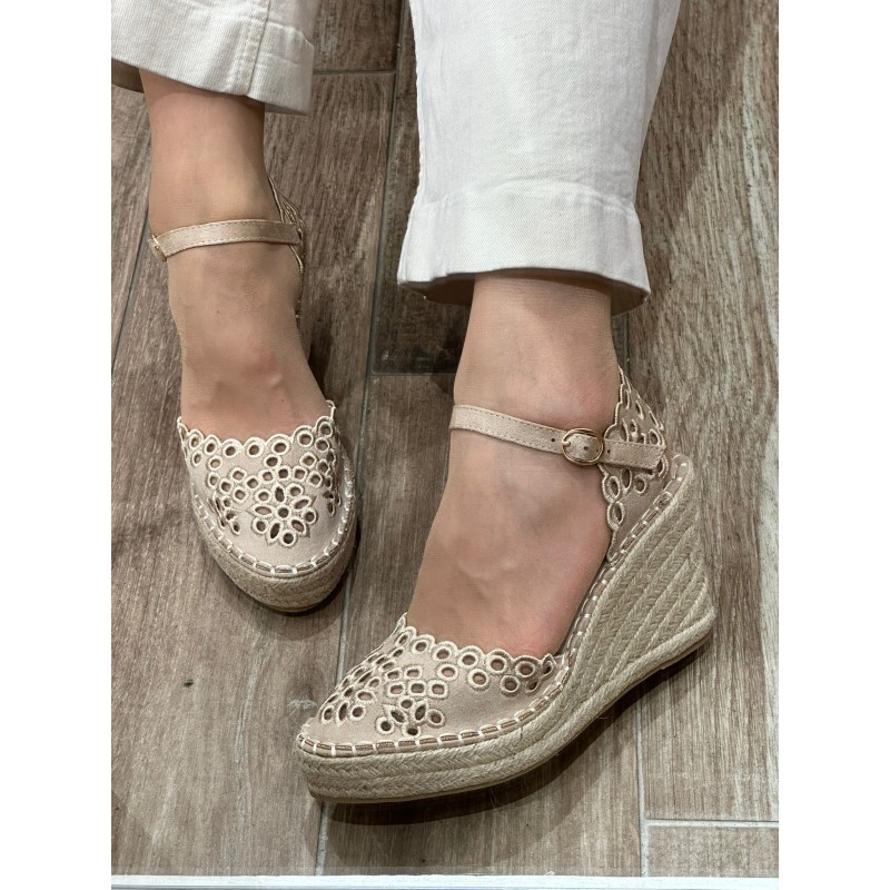 Alpargatas Alba Calada Con Plataforma...