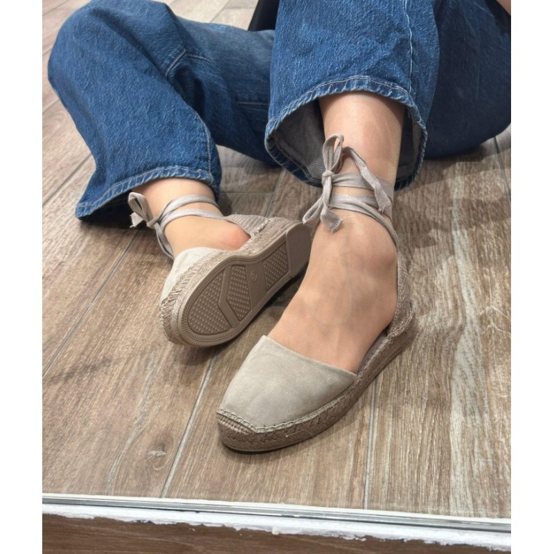 Alpargatas de Antelina con Cintas al...