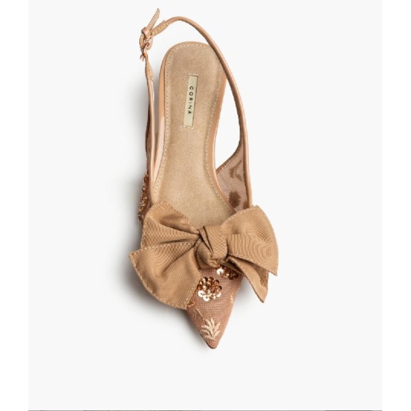 Elegantes Sandalias Aura Floral Con Hebilla