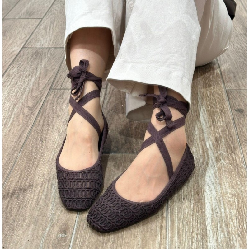 Bailarina Con Cinta Tipo Lace-Up