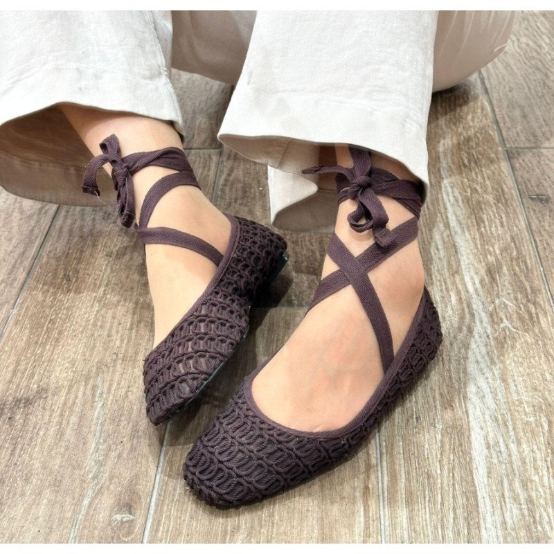Bailarina Con Cinta Tipo Lace-Up