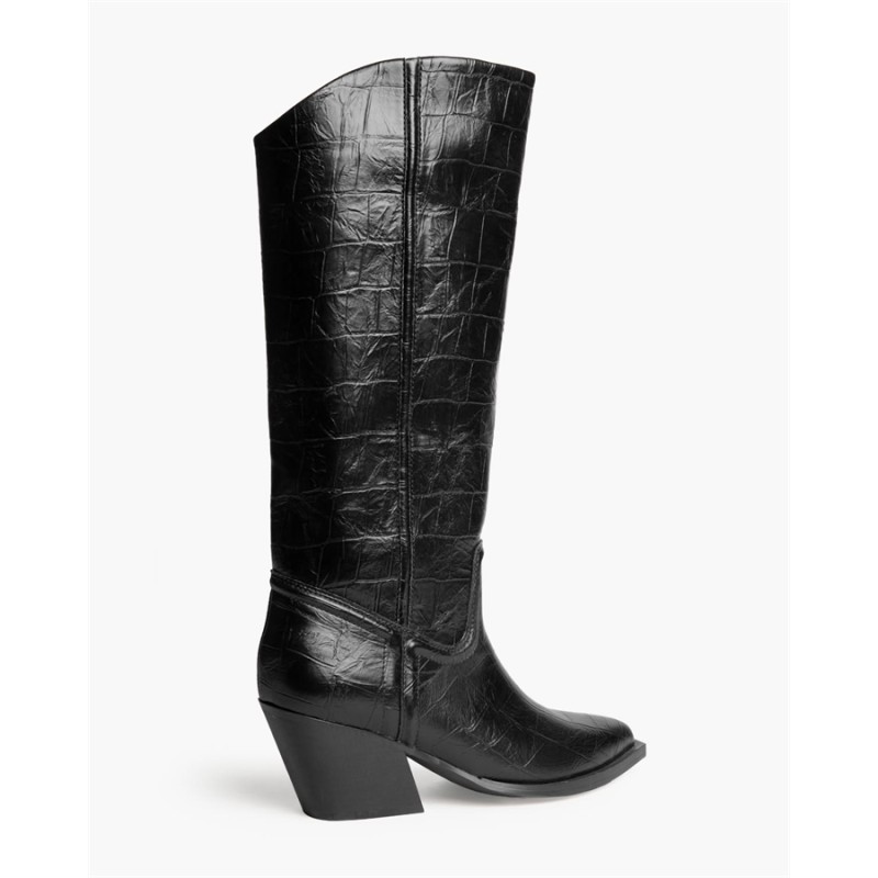 Botas altas estilo cowboy Diseño cocodrilo Corina -M6764