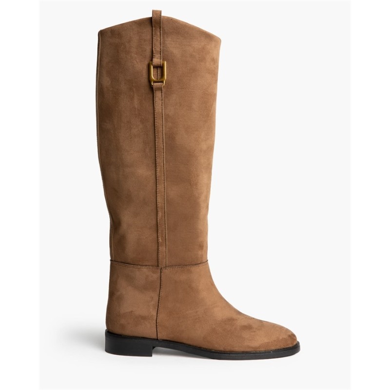 Bota Plana Estilo Hípica -Corina M6796