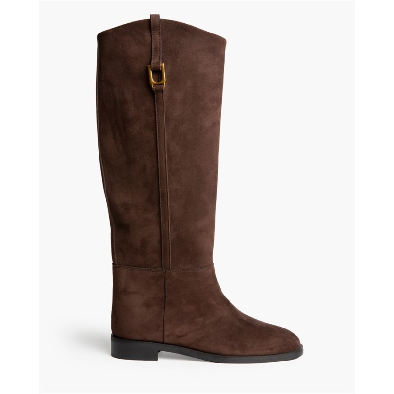 Bota Plana Estilo Hípica -Corina M6796