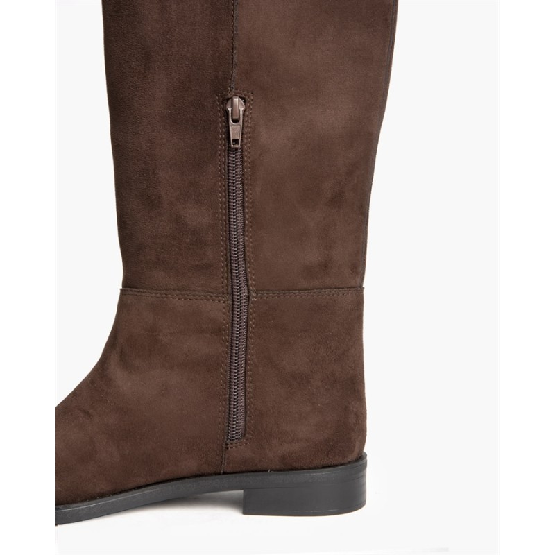 Bota Plana Estilo Hípica -Corina M6796