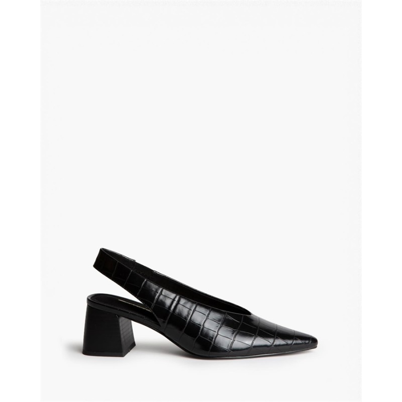 Zapato Destalonado "Sienna" – Elegancia y Sofisticación Croco