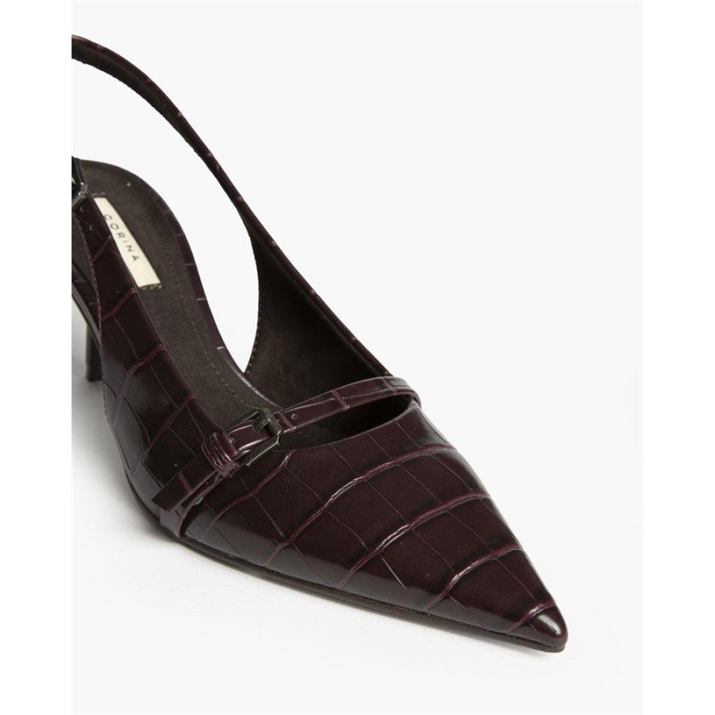 Zapato Destalonado "Valeria" – Sofisticación Slingback y Tacón Sensato