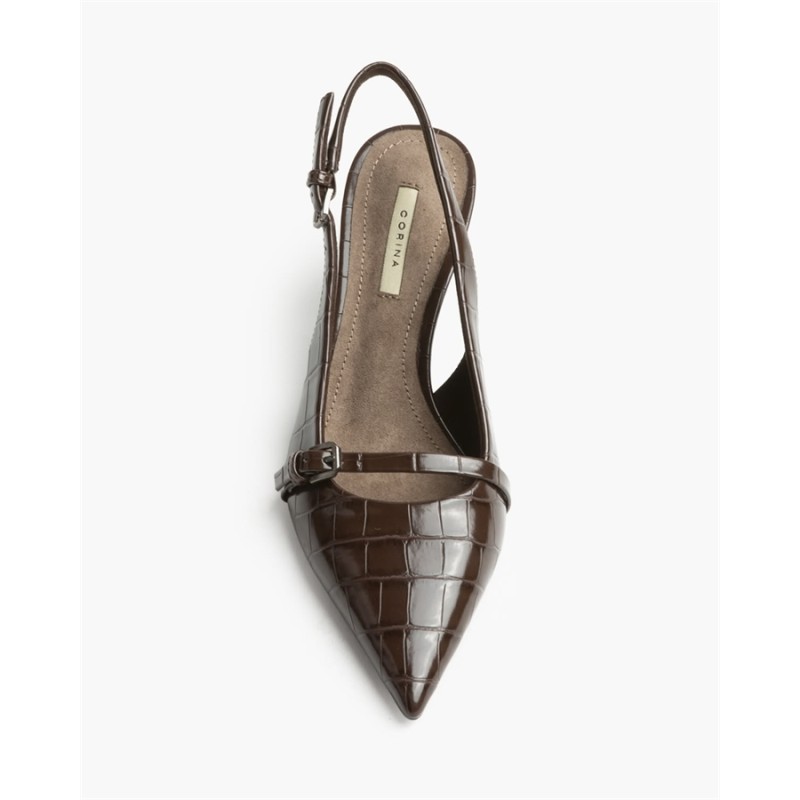Zapato Destalonado "Valeria" – Sofisticación Slingback y Tacón Sensato