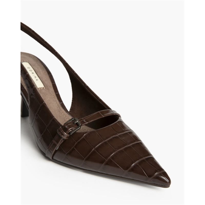 Zapato Destalonado "Valeria" – Sofisticación Slingback y Tacón Sensato