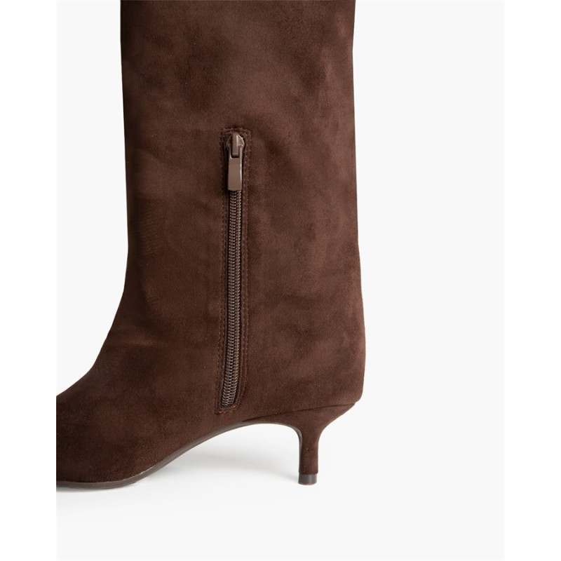 Bota de Tacón Sensato "Valeria" –...