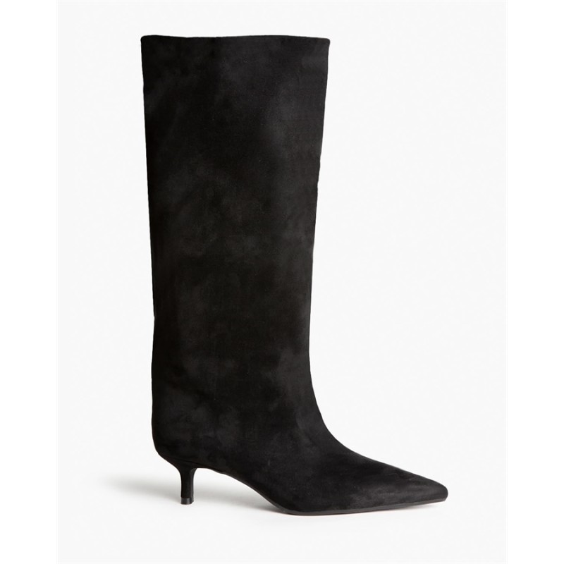 Bota de Tacón Sensato "Valeria" –...