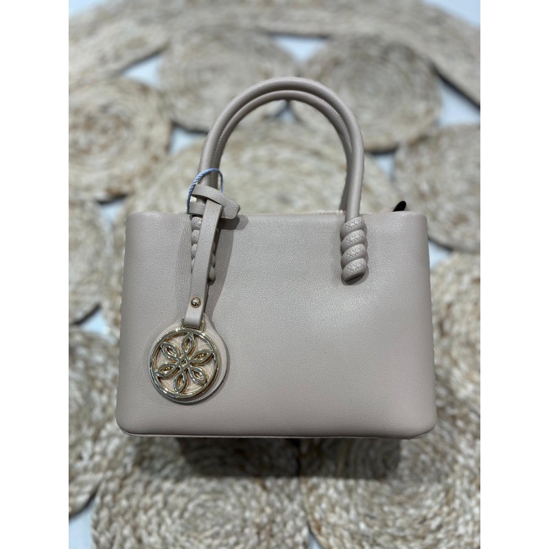 Bolso de Mano "Flor Elegance" con Colgante y Bandolera