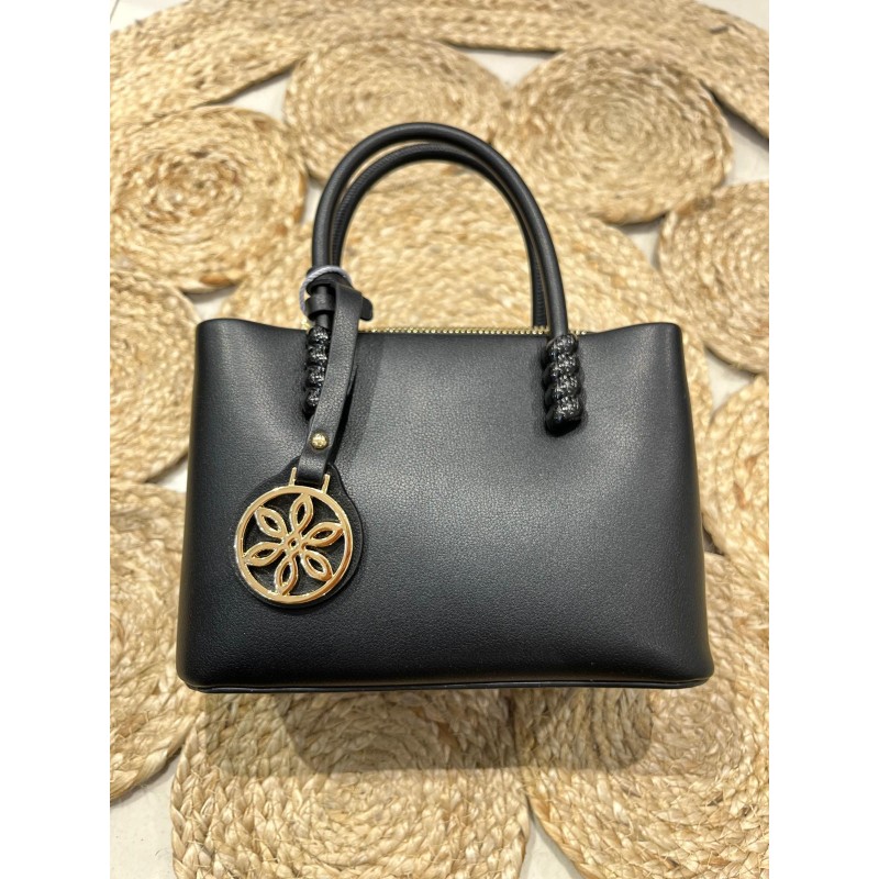 Bolso de Mano "Flor Elegance" con Colgante y Bandolera 2