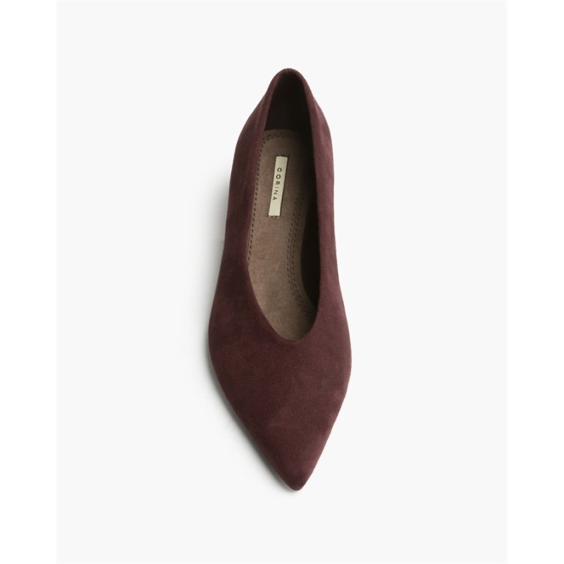 Zapato de Salón Destalonado con Tacón sensato / Kitten Heel y Estampado Serpiente M6700
