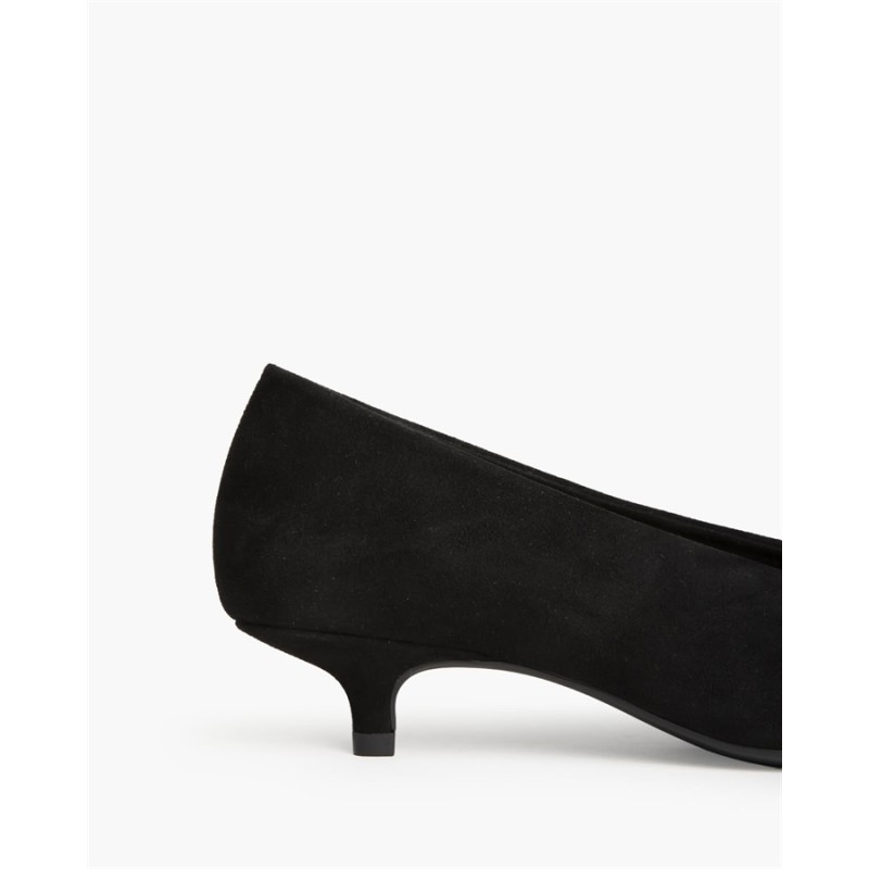 Zapato de Salón Destalonado con Tacón sensato / Kitten Heel y Estampado Serpiente M6700