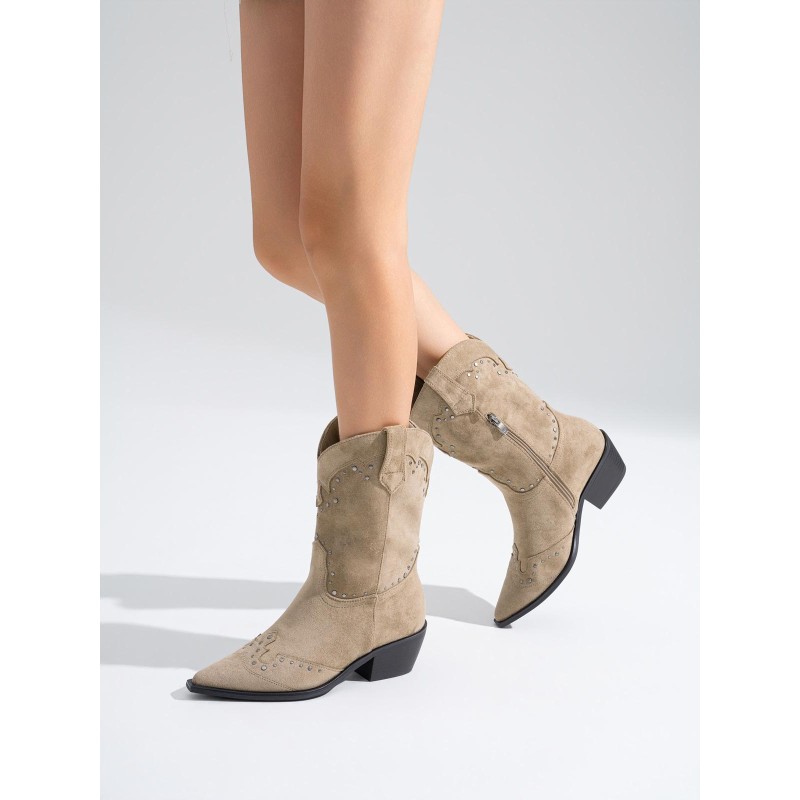Bota Camperas Cowboy con Tachuelas y Caña Alta H200
