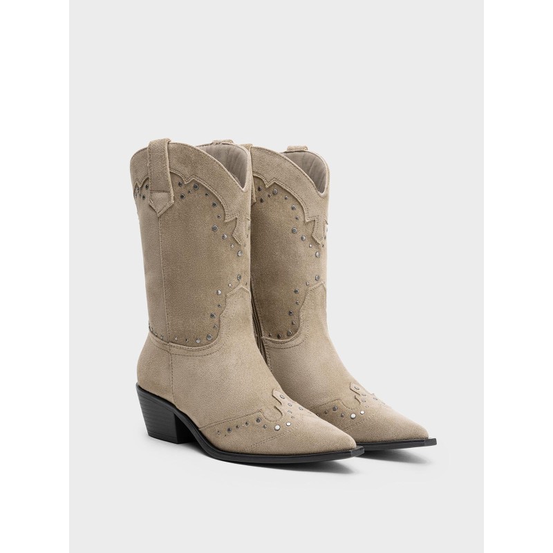Bota Camperas Cowboy con Tachuelas y Caña Alta H200