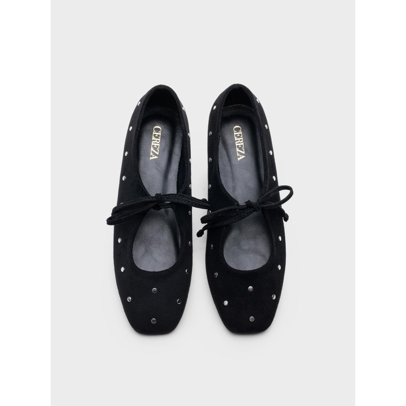 Bailarinas Tachuelas y Lazada en Ante P149