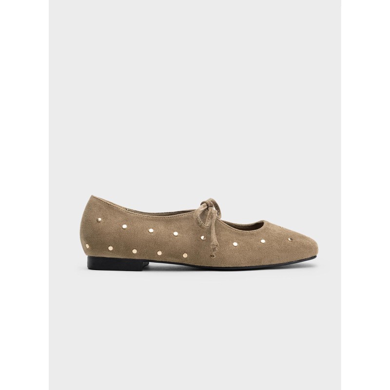 Bailarinas Tachuelas y Lazada en Ante P149