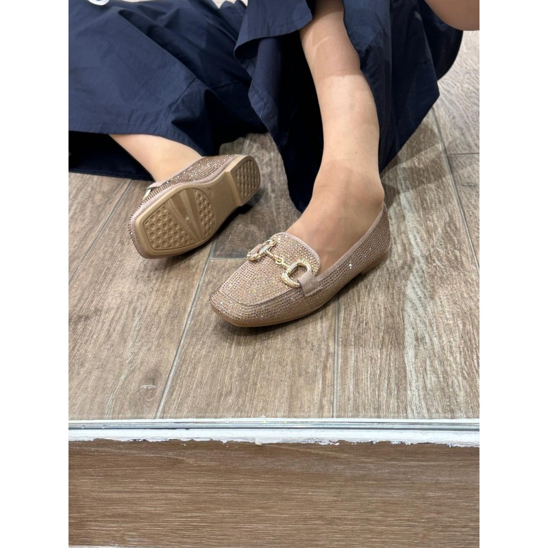Mocasines Estrás con Hebilla Antideslizantes FZL2419