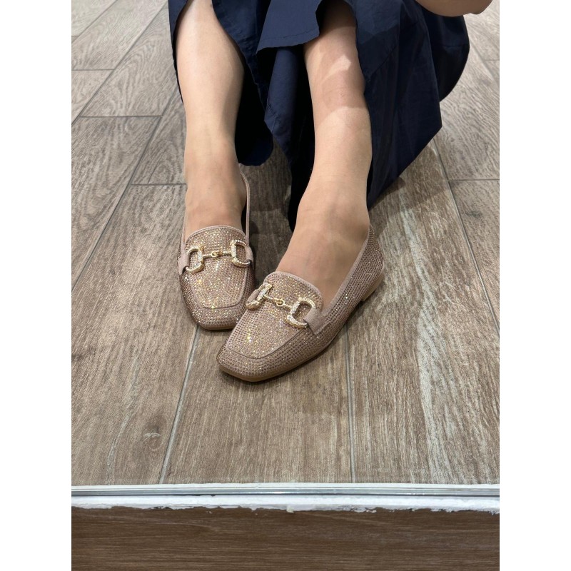 Mocasines Estrás con Hebilla Antideslizantes FZL2419 2