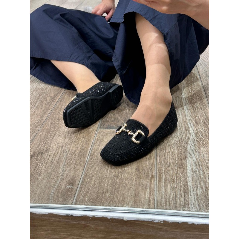 Mocasines Estrás con Hebilla Antideslizantes FZL2419