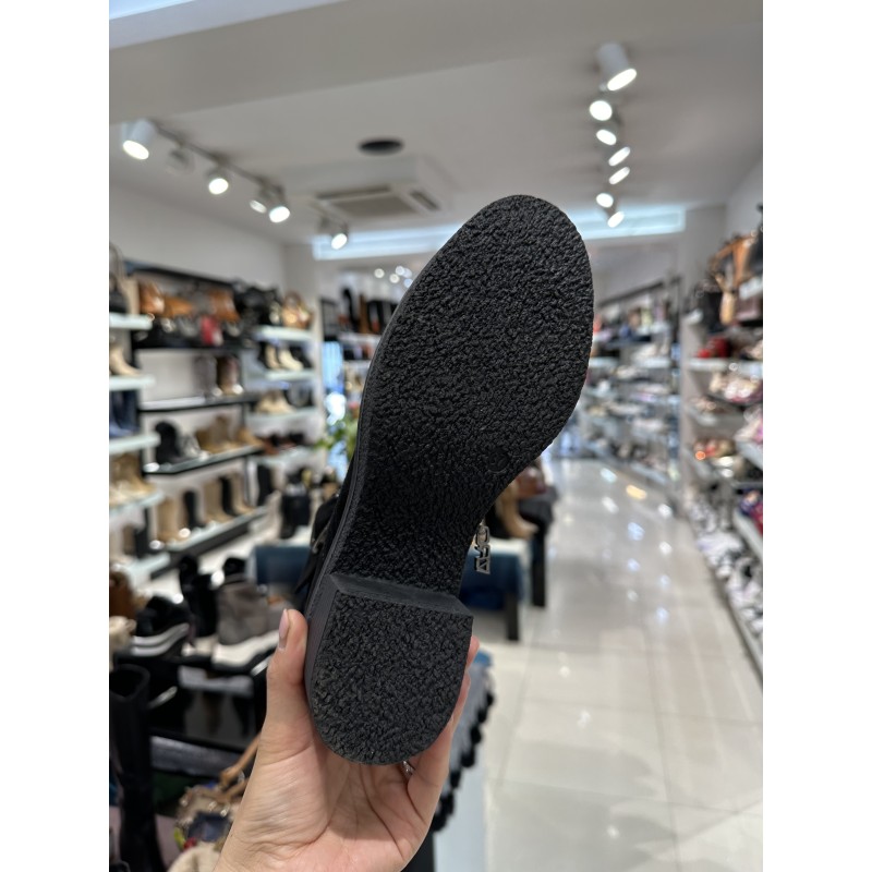 Botín antelina cordones