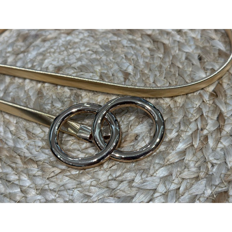 Cinturón metálico con elasticidad