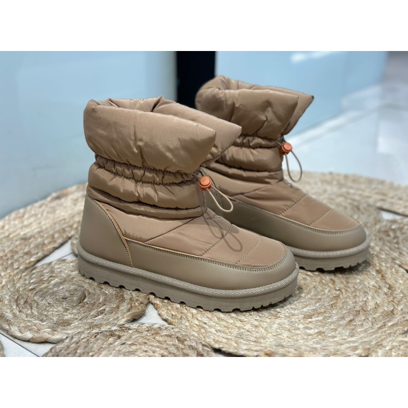 Botín De Nieve Acolchada