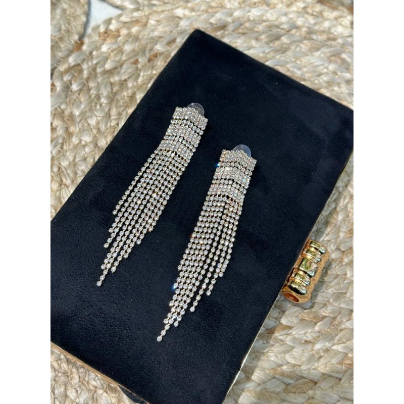 Pendientes Largos Cristal